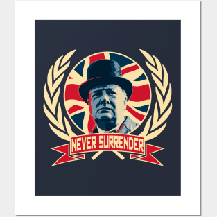 Never Surrender Posters and Art